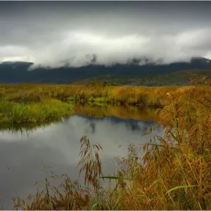 Derby river reflections, after rainfall, Wilsons Promontory national park, Victoria Derby river reflections, after rainfall, Wilsons Promontory national park, Victoria
