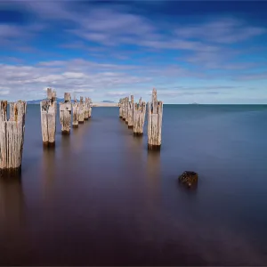 Derelict Pier, Lillies beach