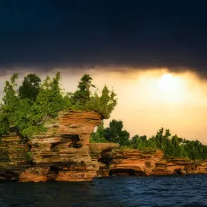 Île du Diable aux Îles des Apôtres. Île du Diable aux Îles des Apôtres.