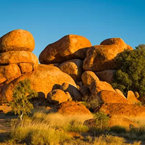 Devils Marbles in Australian outback