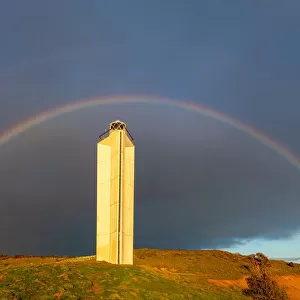 Double Rainbow over the Cape Jarvis Lighthouse