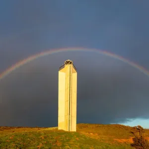 Double Rainbow over the Cape Jarvis Lighthouse
