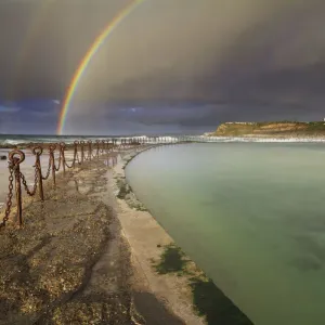 Double rainbow over Newcastle Baths Double rainbow over Newcastle Baths