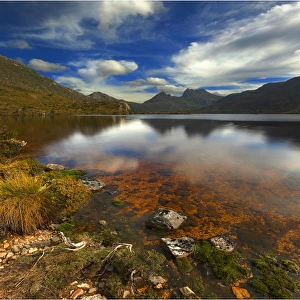 Dove lake, Cradle Mountain National Park, central Tasmanian highlands
