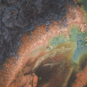 Drone image of amazing ocean floor patterns, Shark Bay, Australia Drone image of amazing ocean floor patterns, Shark Bay, Australia