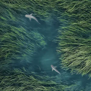 Ord River Sharks Print, Western Australia