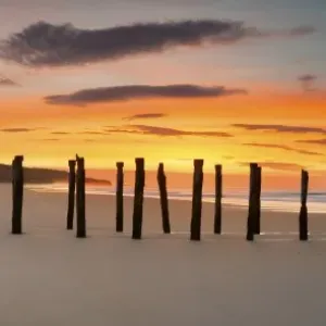 Dunedin St Clair Beach Sunrise Print