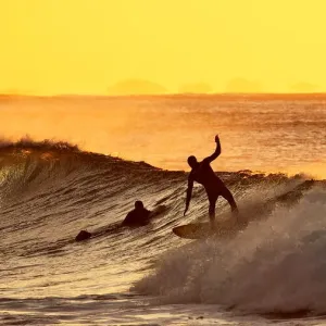 Early morning surfers Early morning surfers