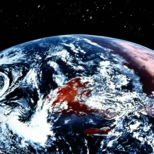 Earth Seen From Space Print Earth Seen From Space Print