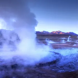 El Tatio Steam Geyser Print