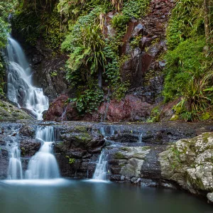 Elabana Falls - Rainforest Waterfall in Lamington National Park Australia