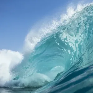 Electric Blue Pit Print: Afternoon Waves in Western Australia
