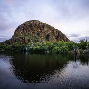 Elephant Rock on Lake Argyle