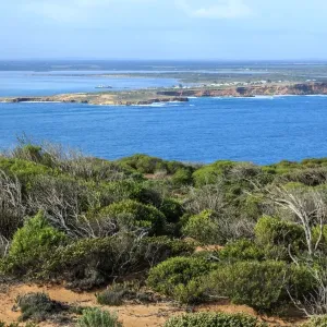 Entrance to Venus Bay. South Australia Entrance to Venus Bay. South Australia
