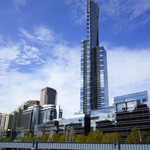 Eureka Tower Print, Melbourne Southbank Skyscraper