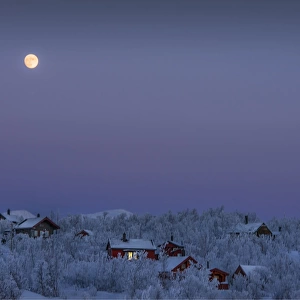 Evening light at Bjorkliden, Lapland, Sweden