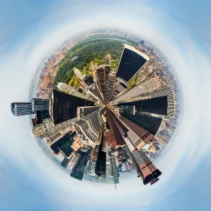 Eye of New York Manhattan Print