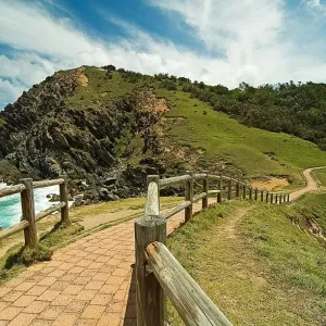 Fence leading path