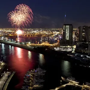 Fireworks at night Fireworks at night