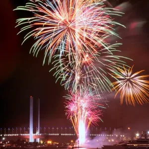 Fireworks Above the Water Fireworks Above the Water
