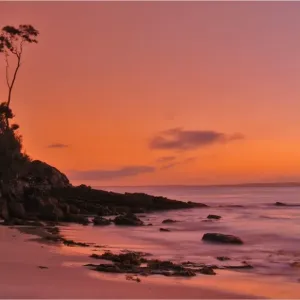 First glow of Dawn, Jervis bay, New South Wales, Australia First glow of Dawn, Jervis bay, New South Wales, Australia