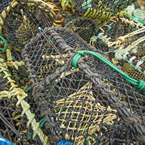 Fishing ropes and equipment, Shetland Islands, Scotland
