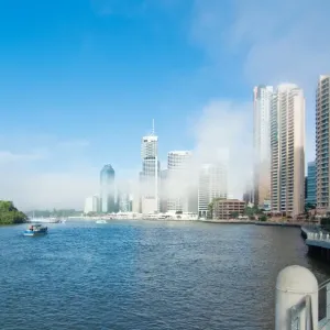 Foggy day in Brisbane