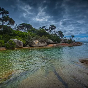 Fotheringate bay near the Strzelecki National Park, Flinders Island, Bass Strait, Tasmania