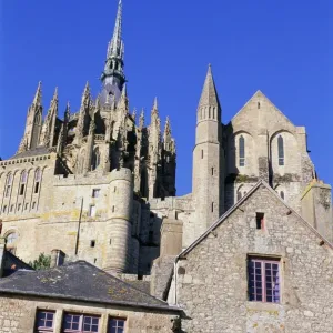Mont Saint Michel Print, Normandy Landscape