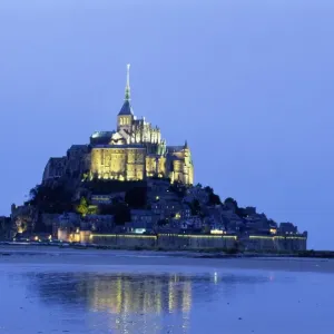 France, Normandy, Mont Saint Michel exterior