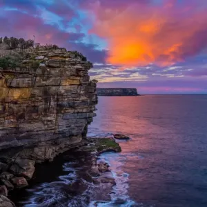 The Gap Vaucluse Print: Watsons Bay Sunrise