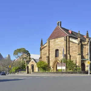 The Garrison Church Print, Sydney Rocks The Garrison Church Print, Sydney Rocks