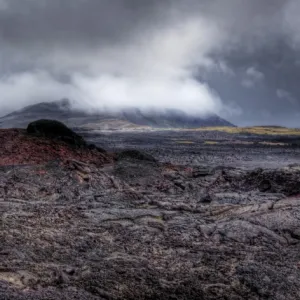 Gjastykki Krafla volcanic lava barren landscape