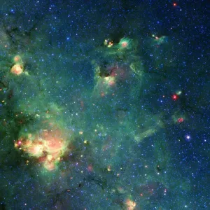 Godzilla Nebula Imaged by Spitzer Godzilla Nebula Imaged by Spitzer