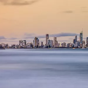 Gold Coast skyline at dusk