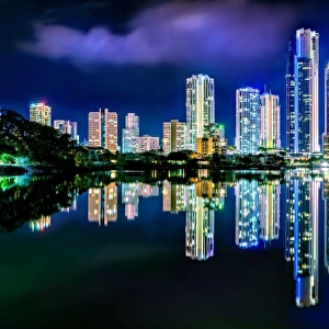 Gold Coast skyline at Night