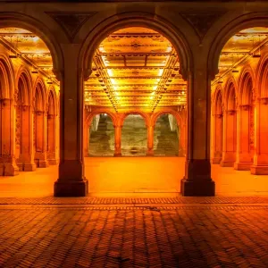 Golden Arches Print, Central Park Manhattan