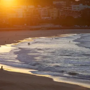 Golden light beach Golden light beach