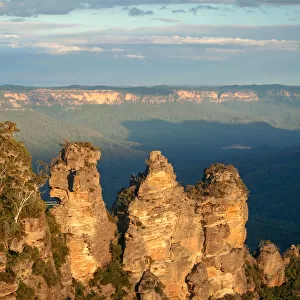 Golden Light on the Three Sisters, Blue Mountains