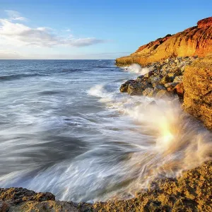 Golden Splash at Port Noarlunga, Onkaparinga, South Australia Golden Splash at Port Noarlunga, Onkaparinga, South Australia