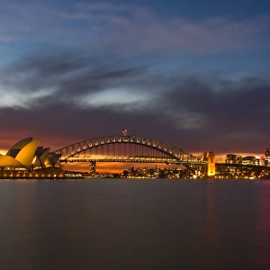 Golden Sunset over Sydney Harbour