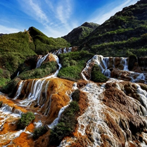 The Golden Waterfall, Gold Ecological Park (Jin Gua Shi), Northern Taiwan
