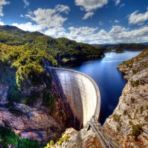 Gordon dam in Tasmania Gordon dam in Tasmania