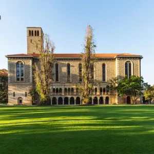 Grand Mediterranean-style Winthrop Hall, University of Western Australia (UWA)