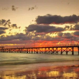 Grange Jetty Sunset, Adelaide, South Australia