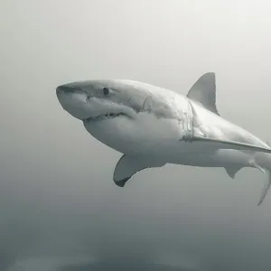 Great White Shark Underwater Great White Shark Underwater