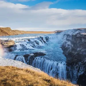 Gullfoss Waterfall Print