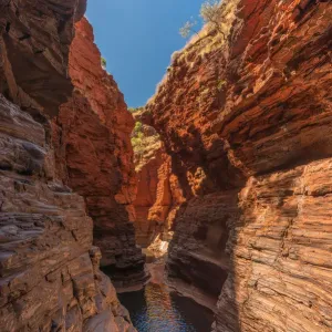 Hancock Gorge in Karijini National Park, Western Australia, Australia