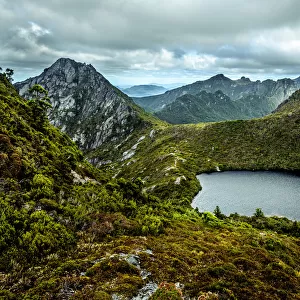 Haven Lake in Western Arthurs Range, Southwest Tasmania