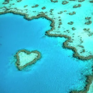 Heart shaped island